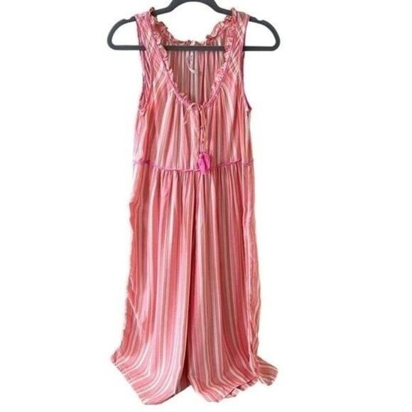 Anthropologie Boho Wide Leg Tassel Jumpsuit Size Small - Picture 2 of 7